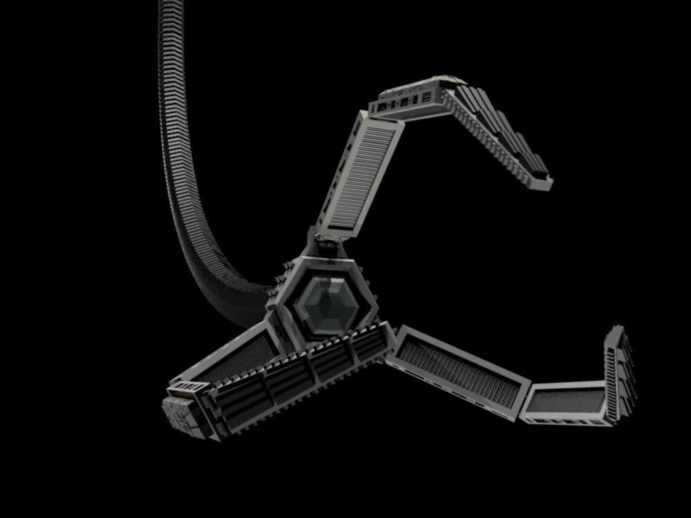 Robot Claw - RIGGED 3D model_7