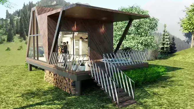 Small cabin house