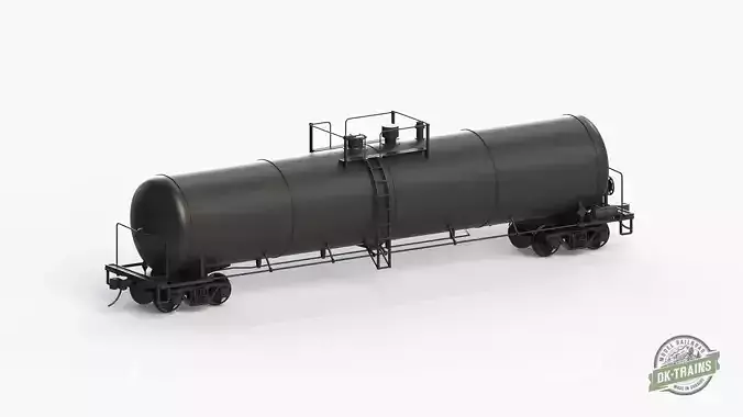 30 000 Gallon Tank Car - H0 scale 3D print model