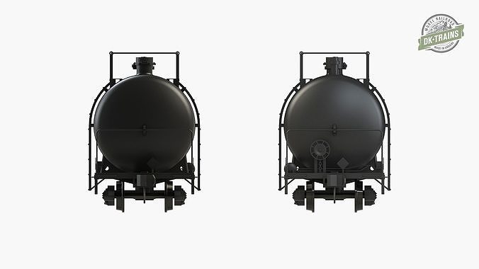 30 000 Gallon Tank Car - H0 scale 3D print model 3