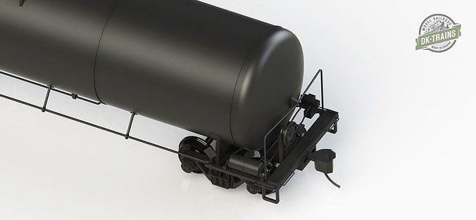 30 000 Gallon Tank Car - H0 scale 3D print model 4