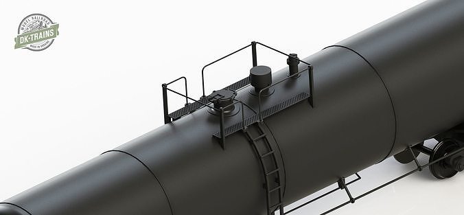 30 000 Gallon Tank Car - H0 scale 3D print model 5