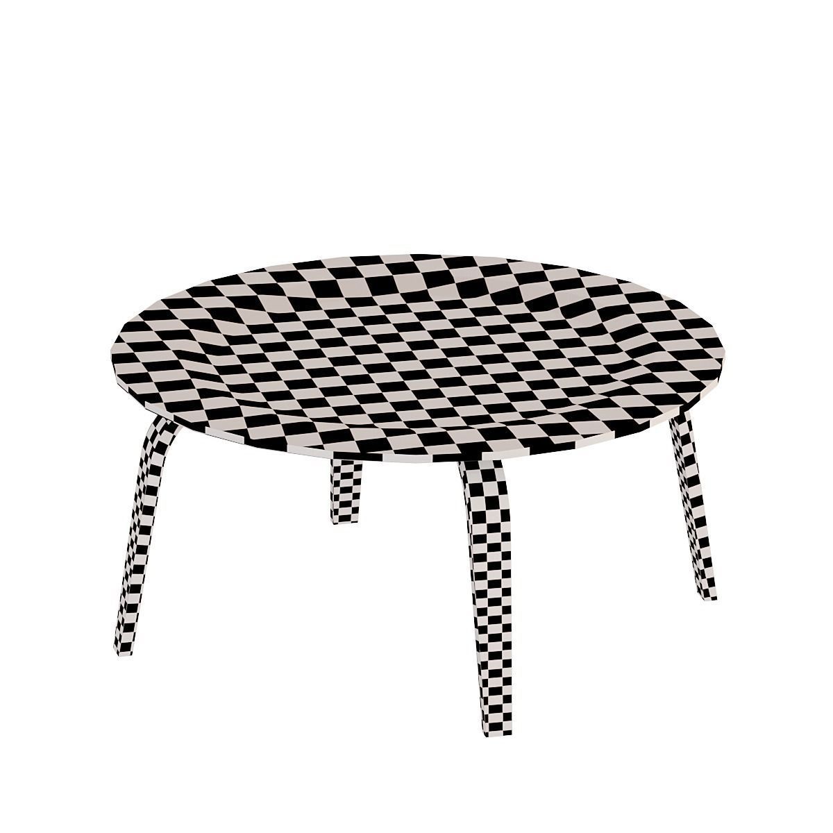 Coffee Table James Plywood 3D model_5