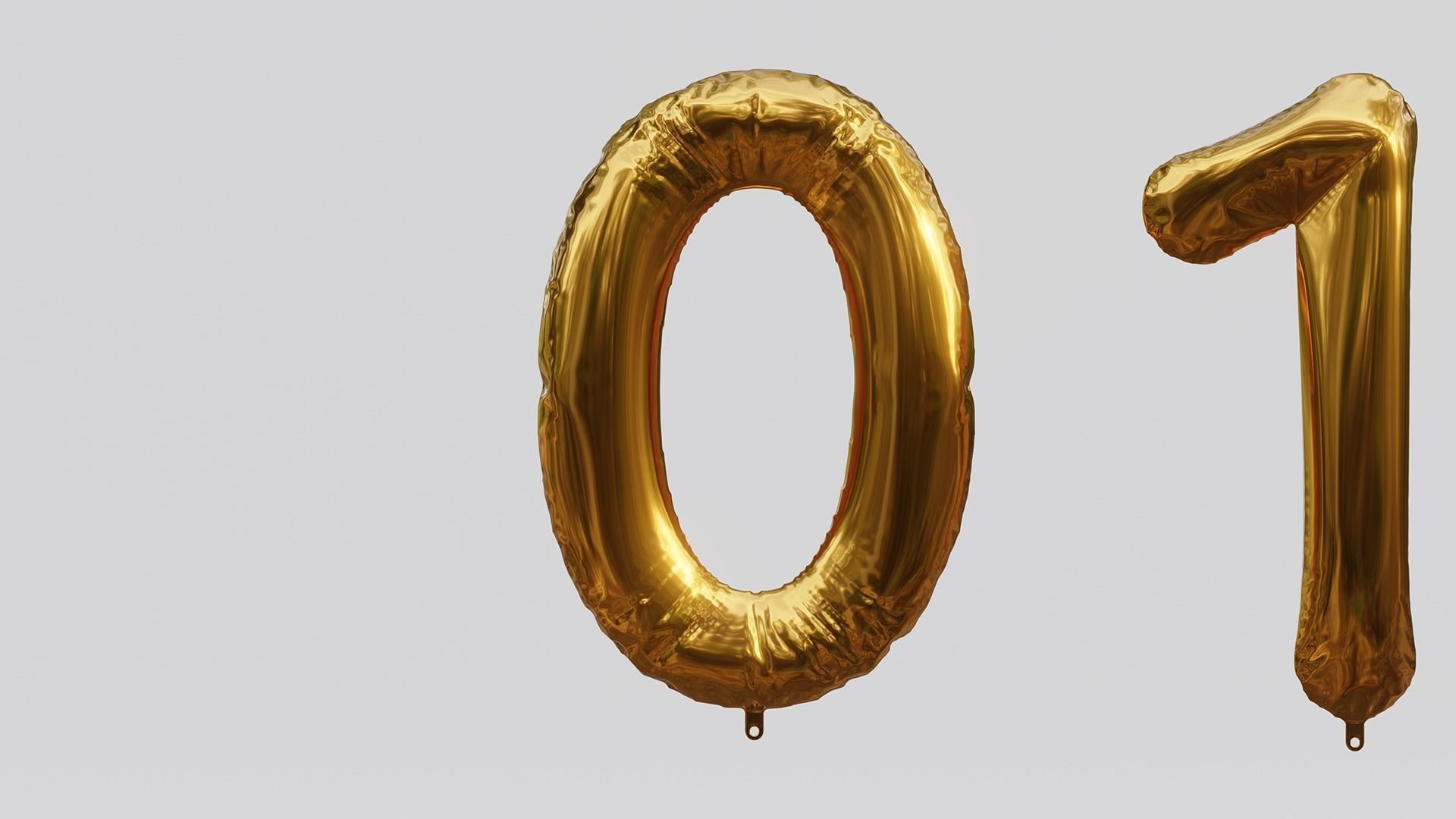 Balloon Letter and Number Kit 3D model_1