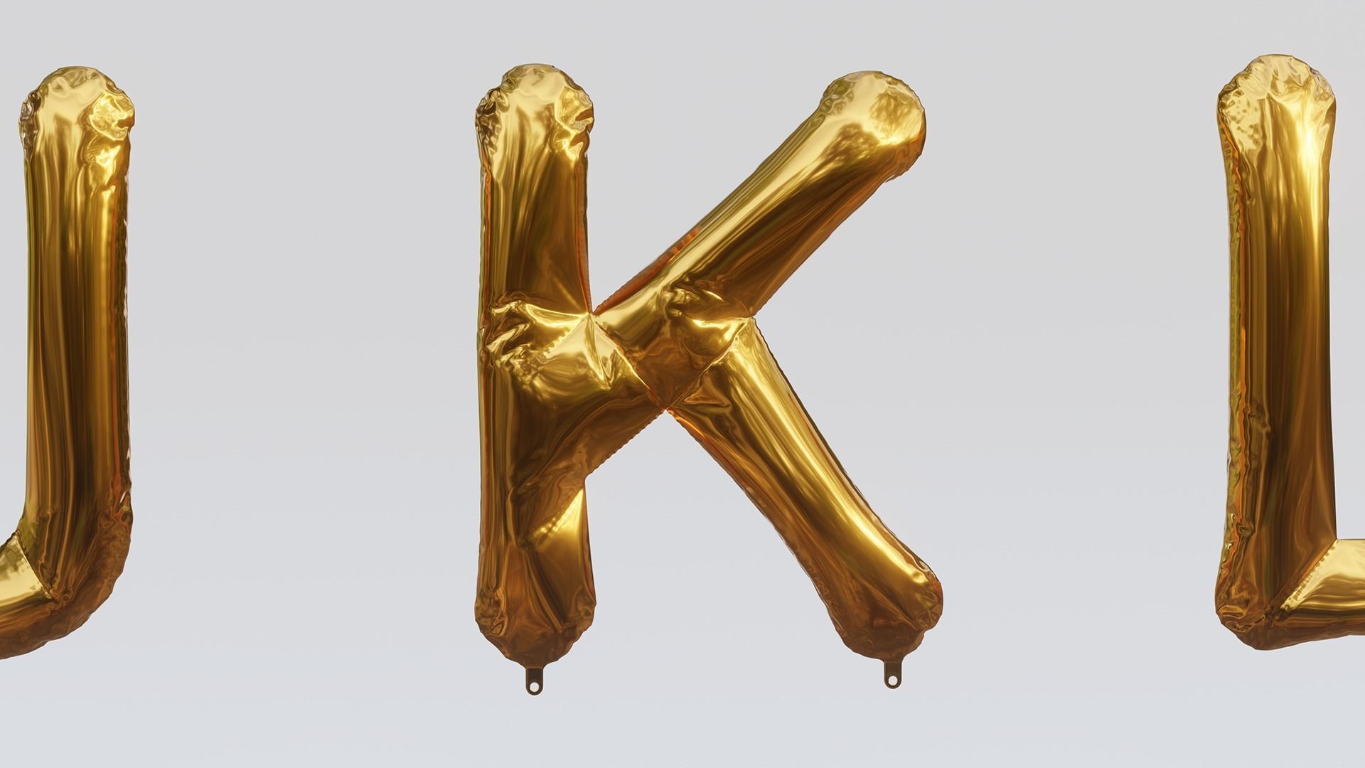 Balloon Letter and Number Kit 3D model_21