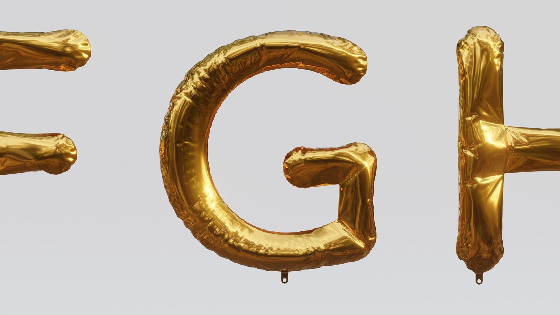 Balloon Letter and Number Kit 3D model_17