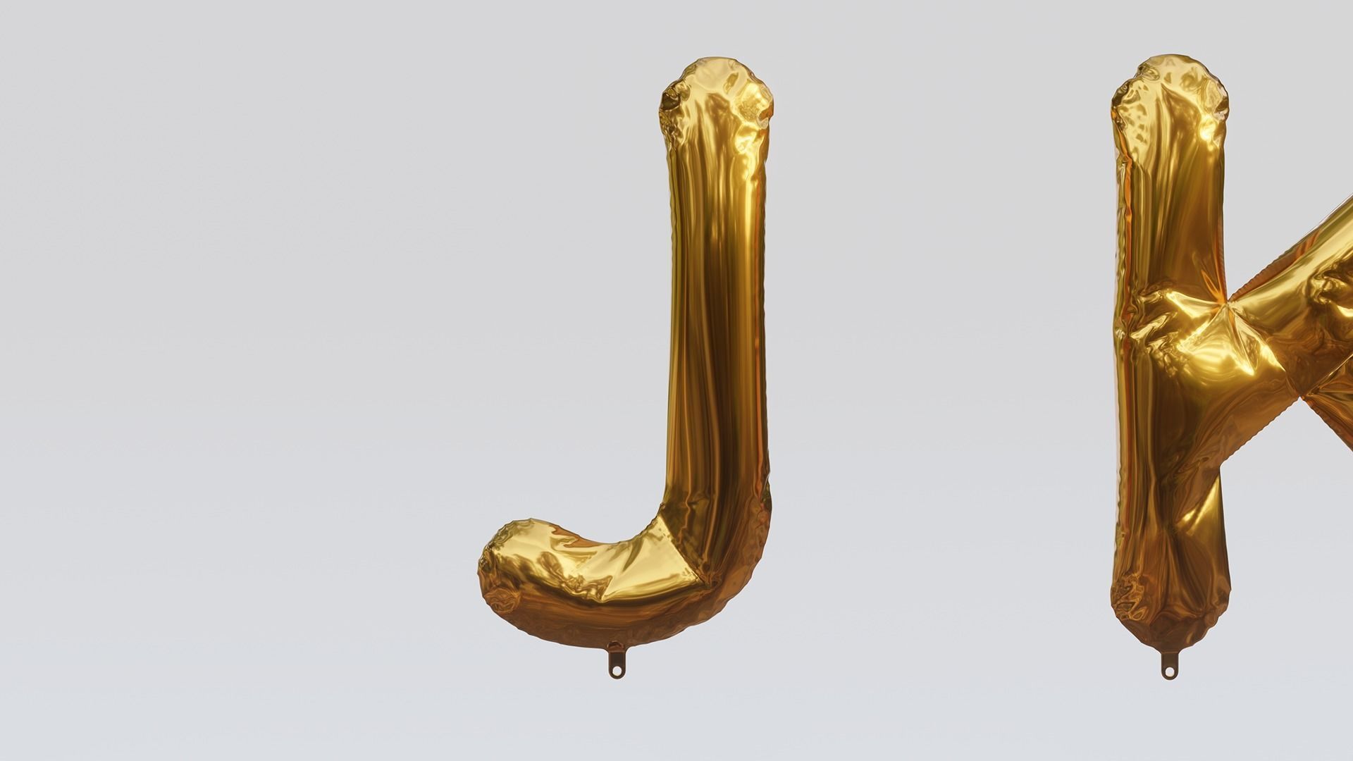 Balloon Letter and Number Kit 3D model_20