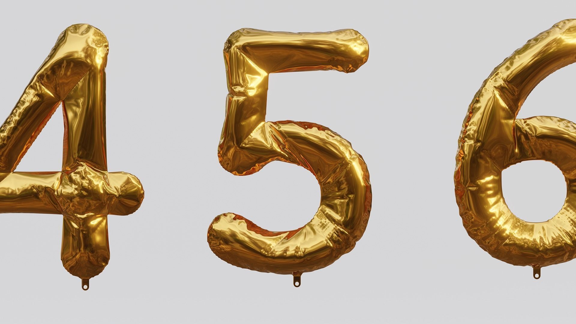 Balloon Letter and Number Kit 3D model_6