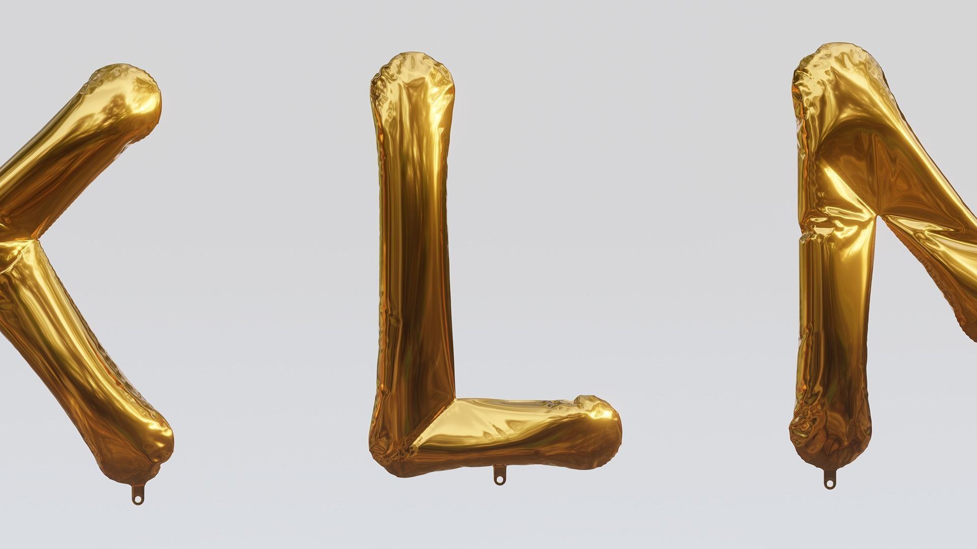 Balloon Letter and Number Kit 3D model_22