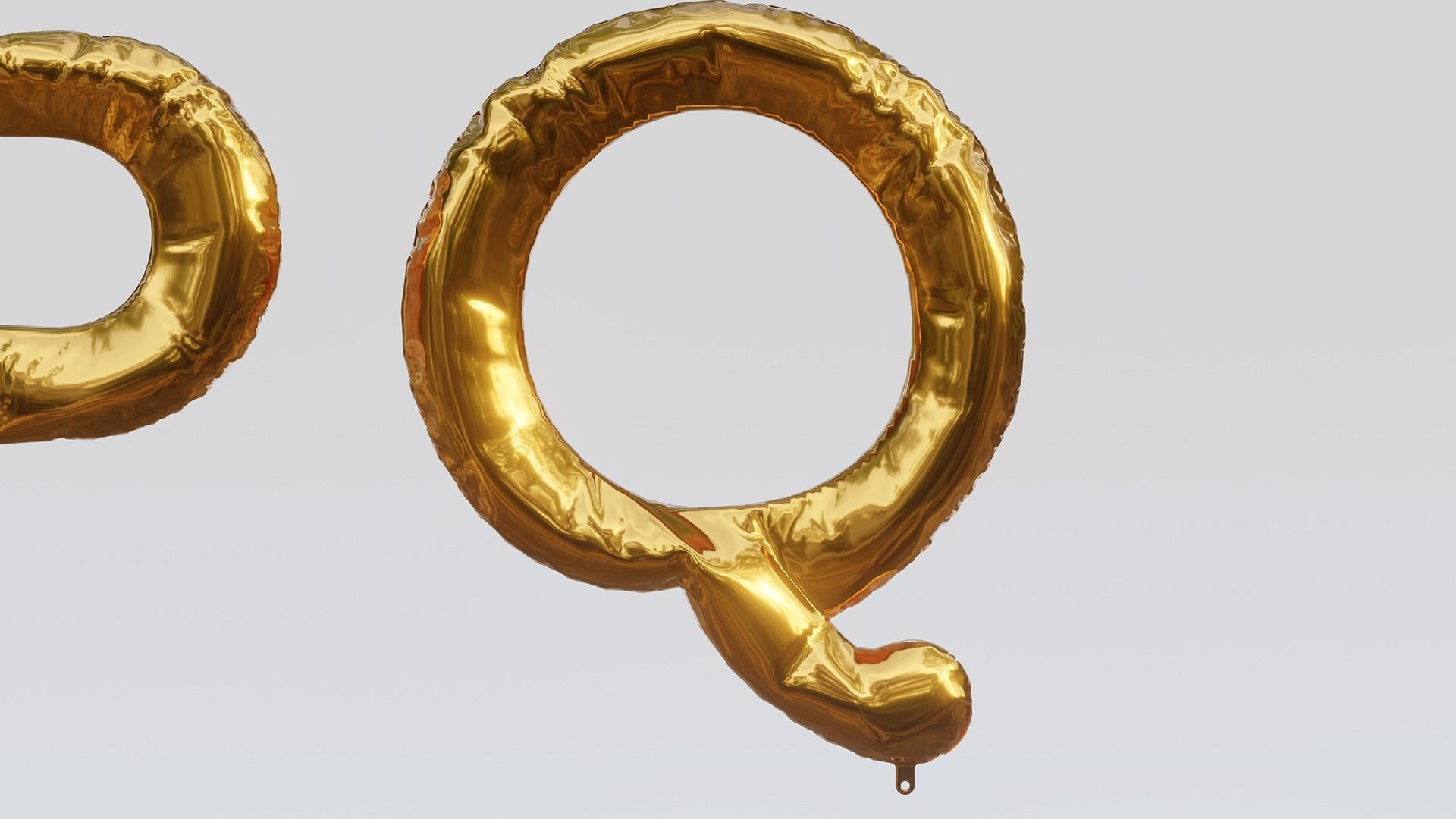 Balloon Letter and Number Kit 3D model_27