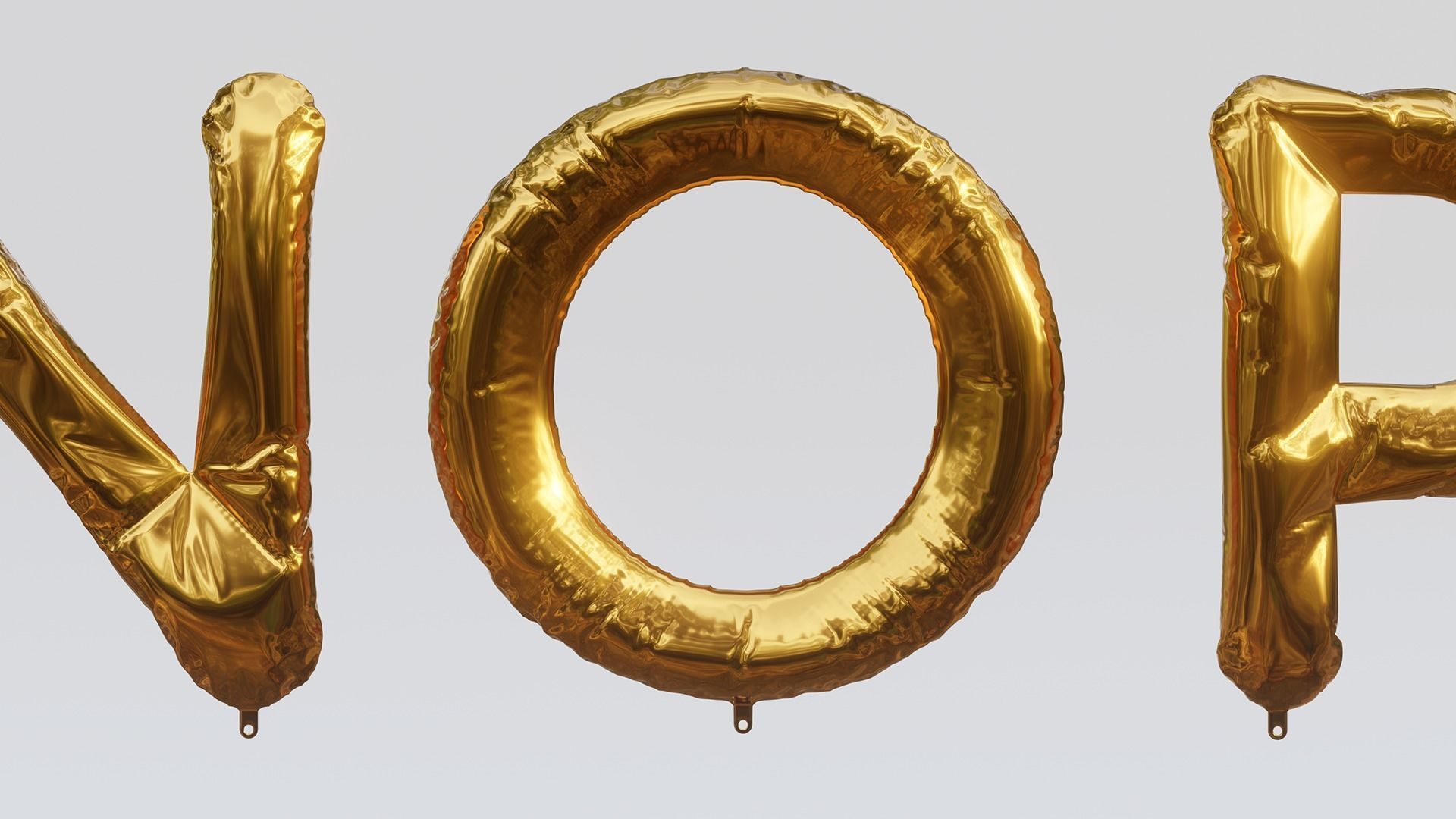 Balloon Letter and Number Kit 3D model_25