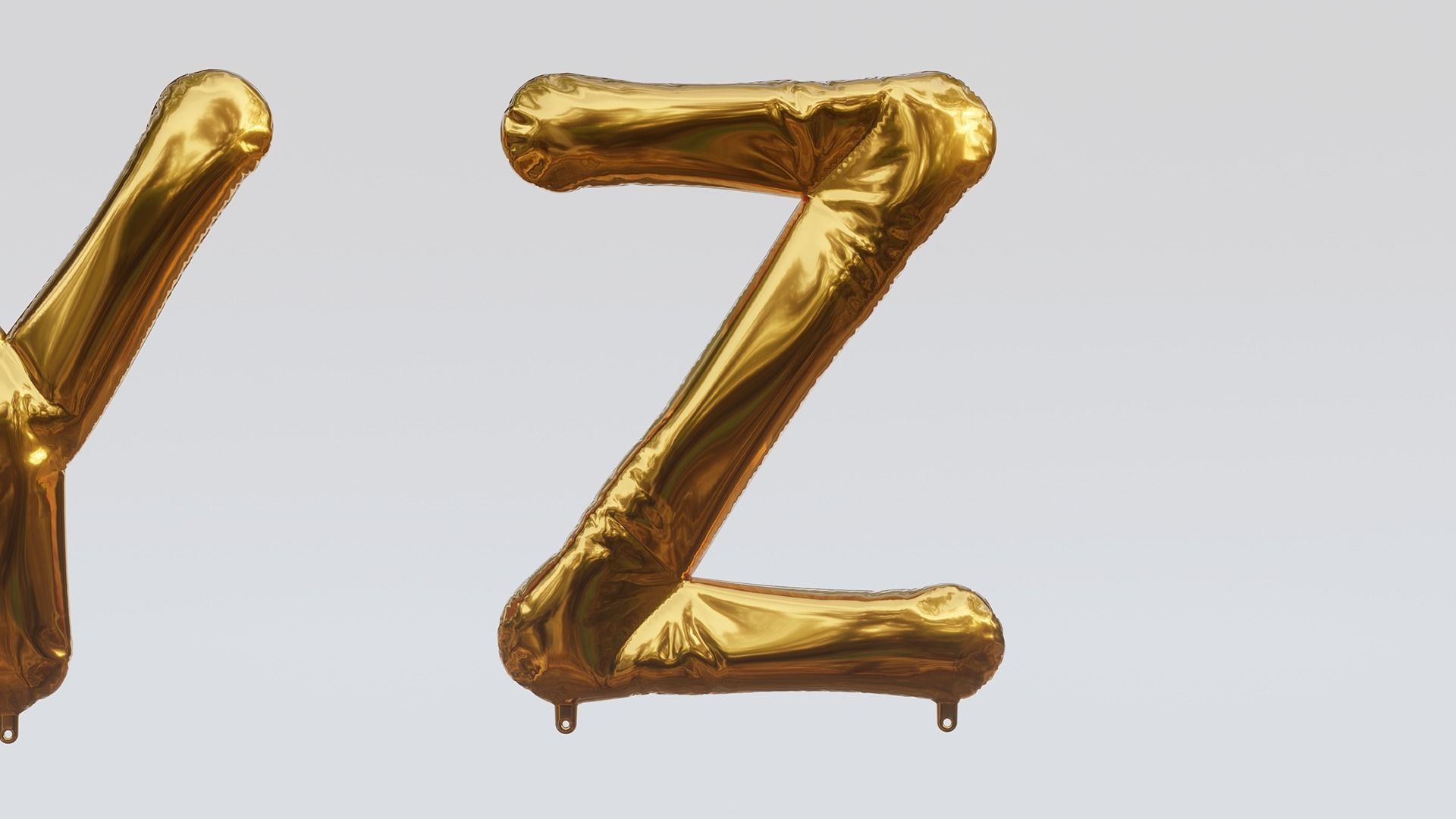 Balloon Letter and Number Kit 3D model_36