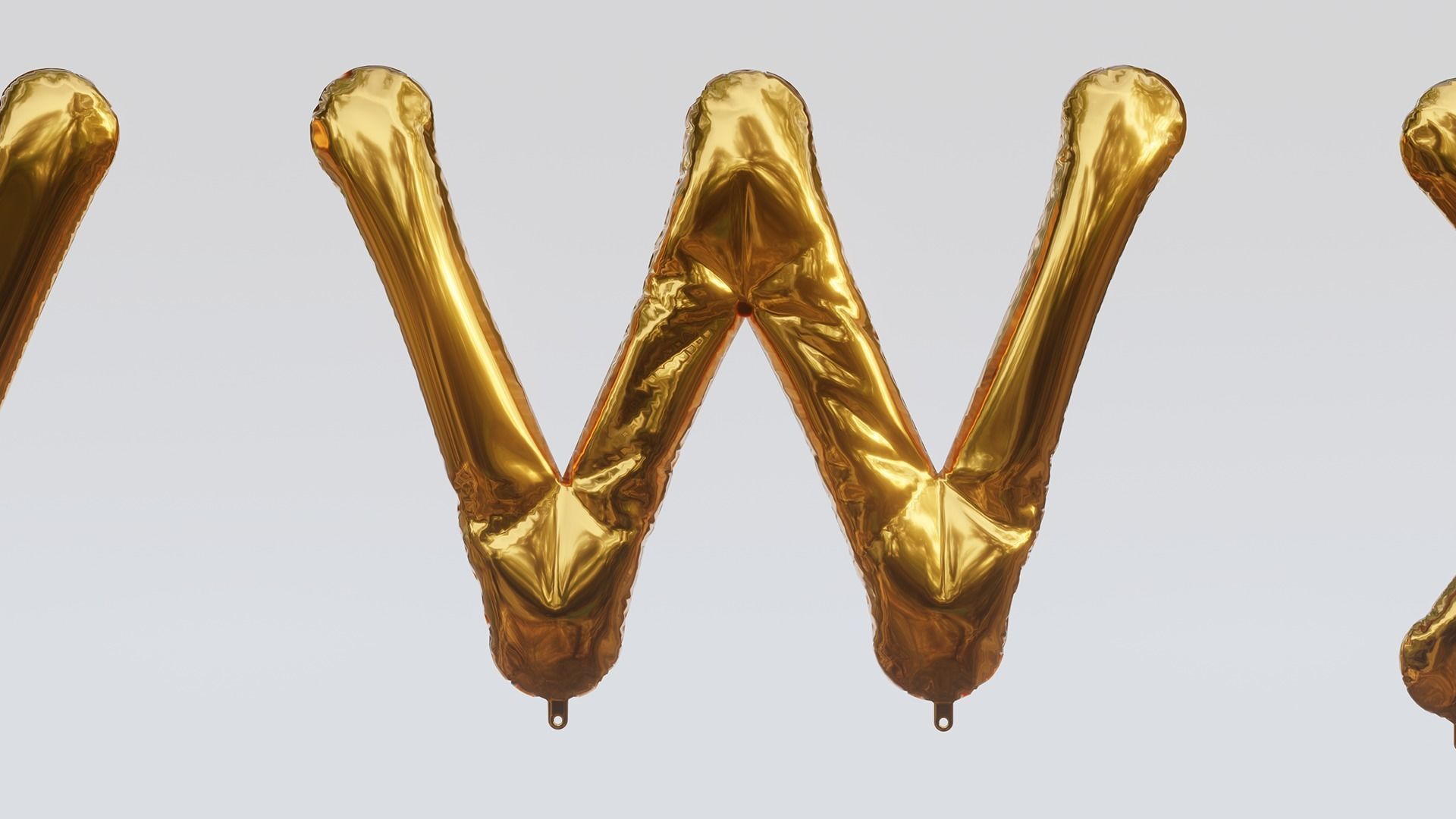 Balloon Letter and Number Kit 3D model_33