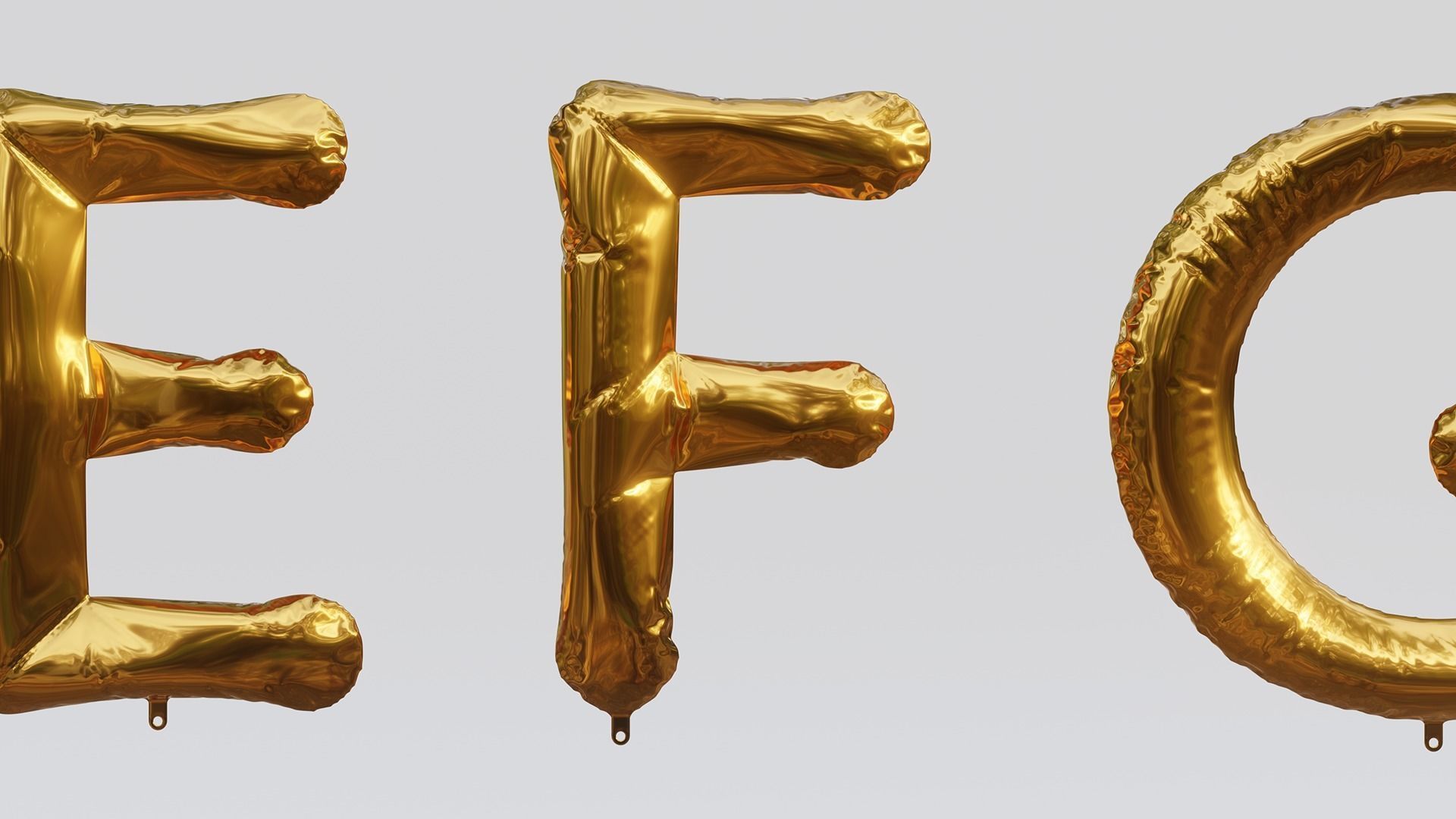 Balloon Letter and Number Kit 3D model_16