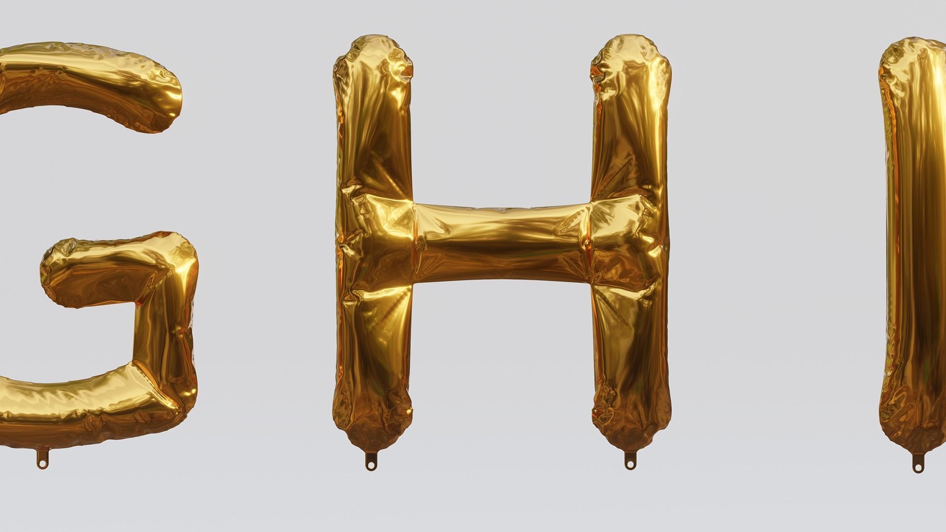 Balloon Letter and Number Kit 3D model_18