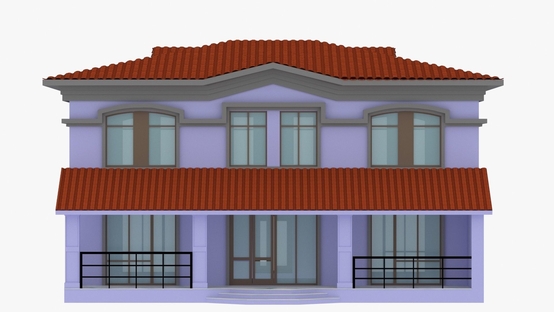Villa 3D model_1