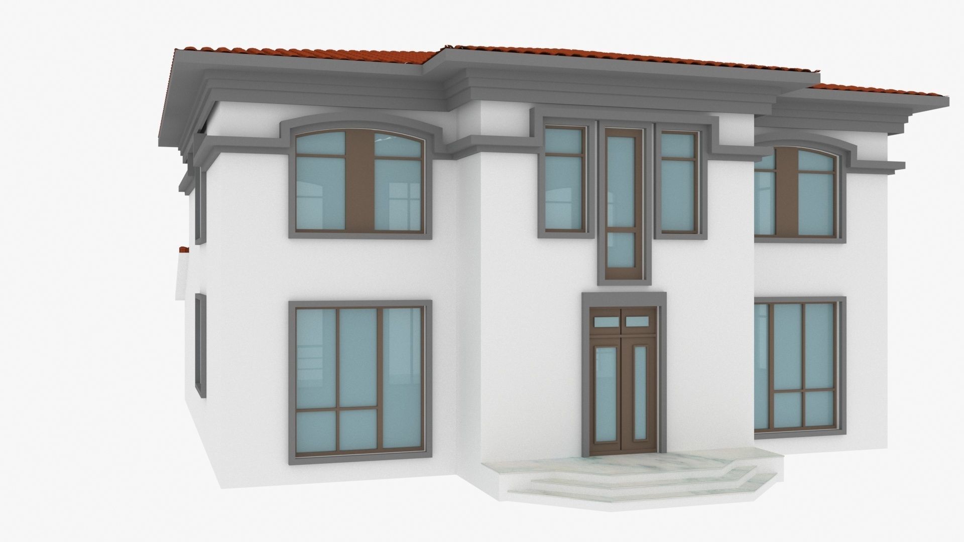 Villa 3D model_13