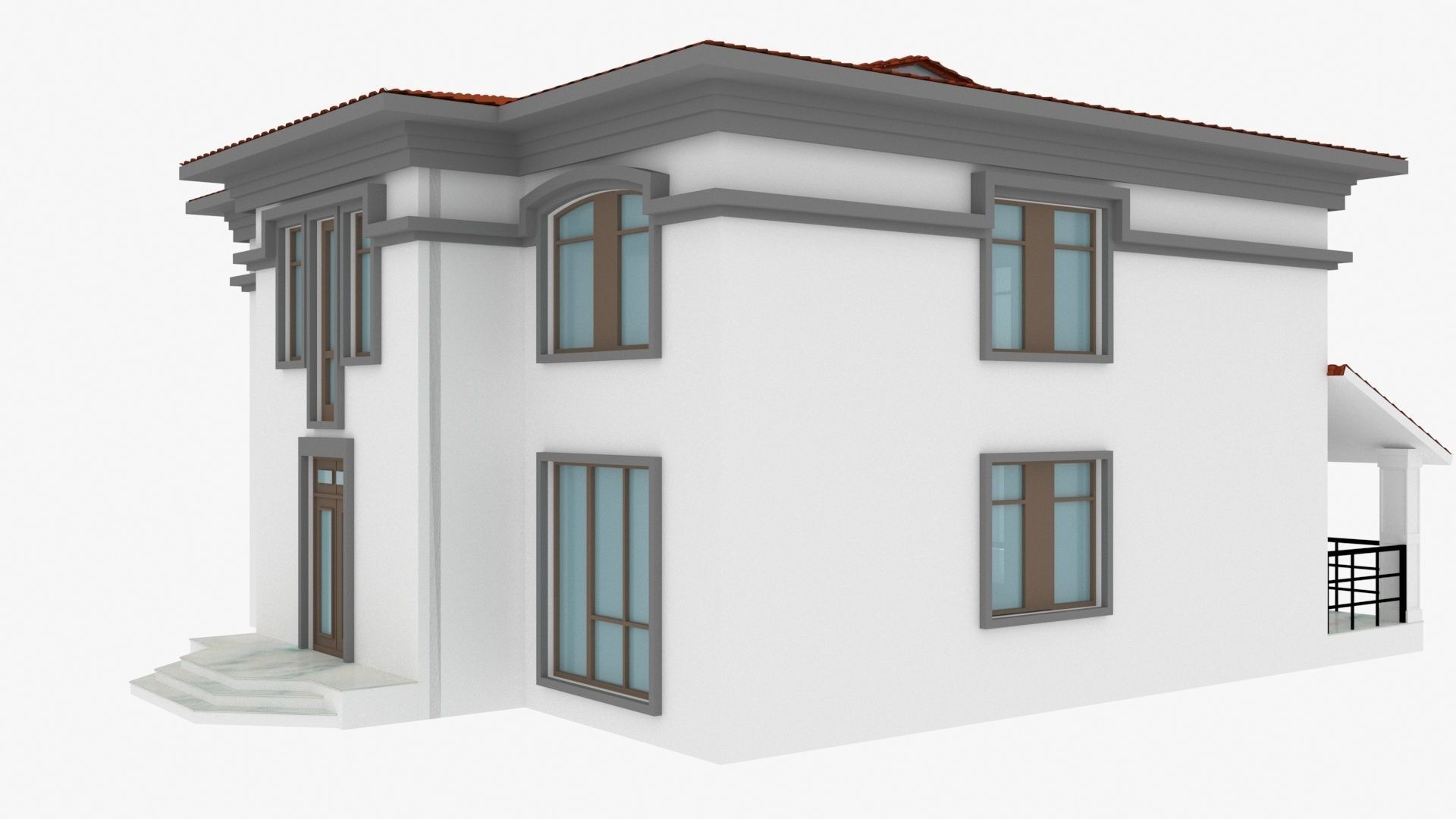 Villa 3D model_11