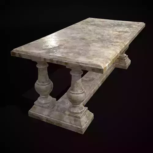 Long Marble Table