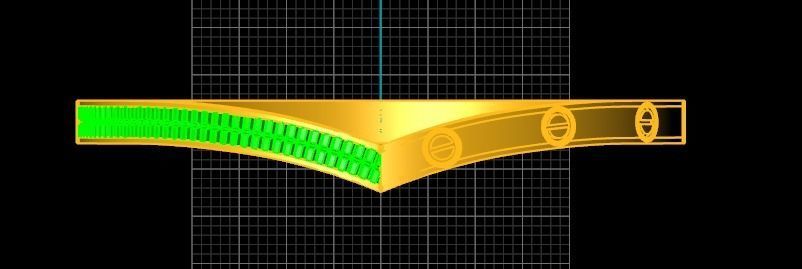 bracelet chain 3D print model_3