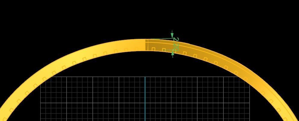 bracelet chain 3D print model_2