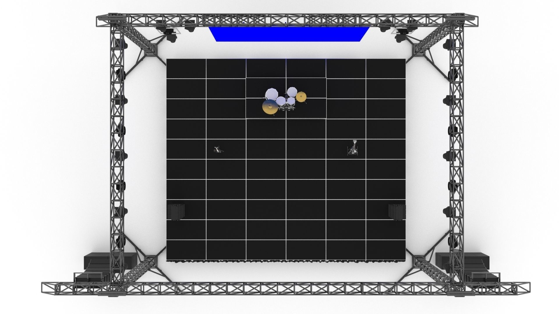 Concert Stage 3D model_3