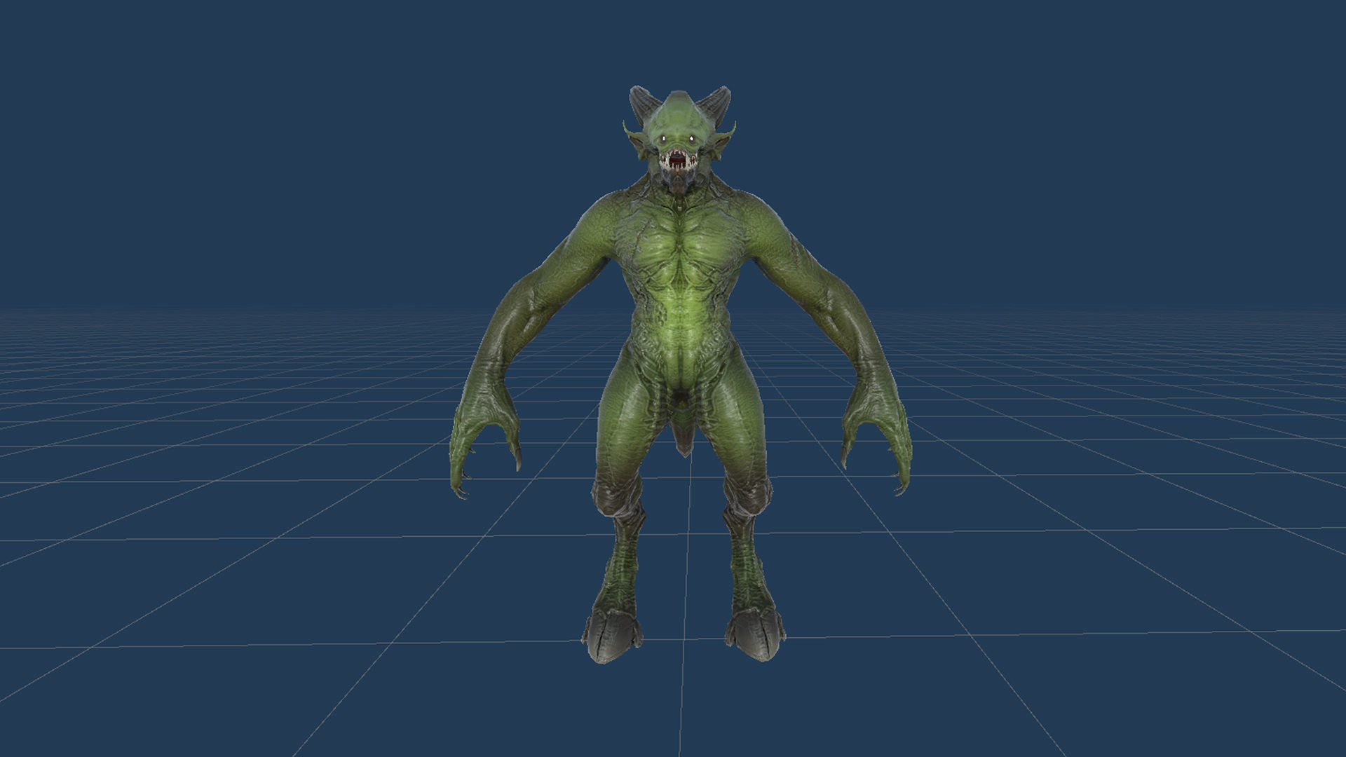 Demon Character 4 Low-poly 3D model_28