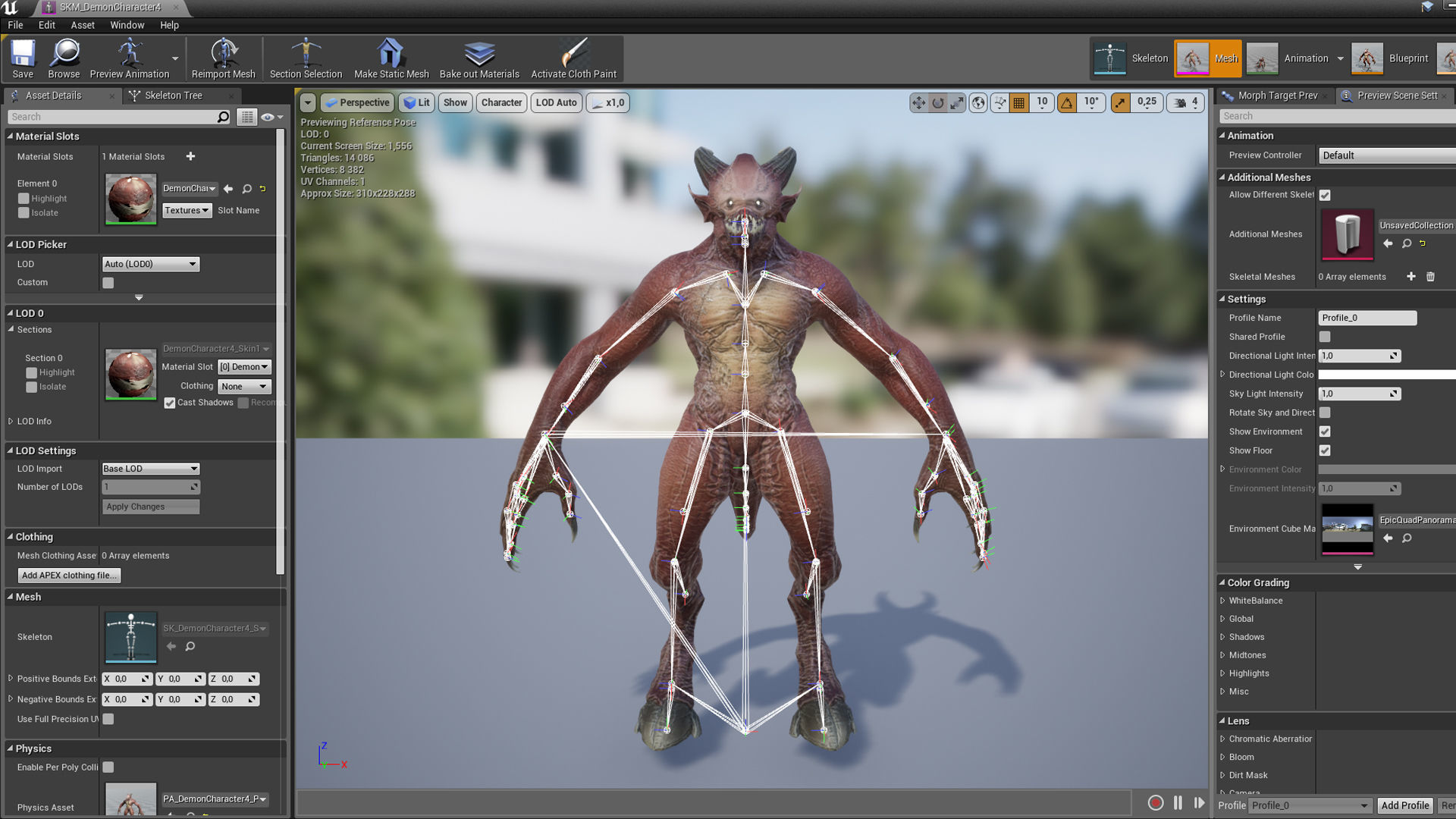Demon Character 4 Low-poly 3D model_25