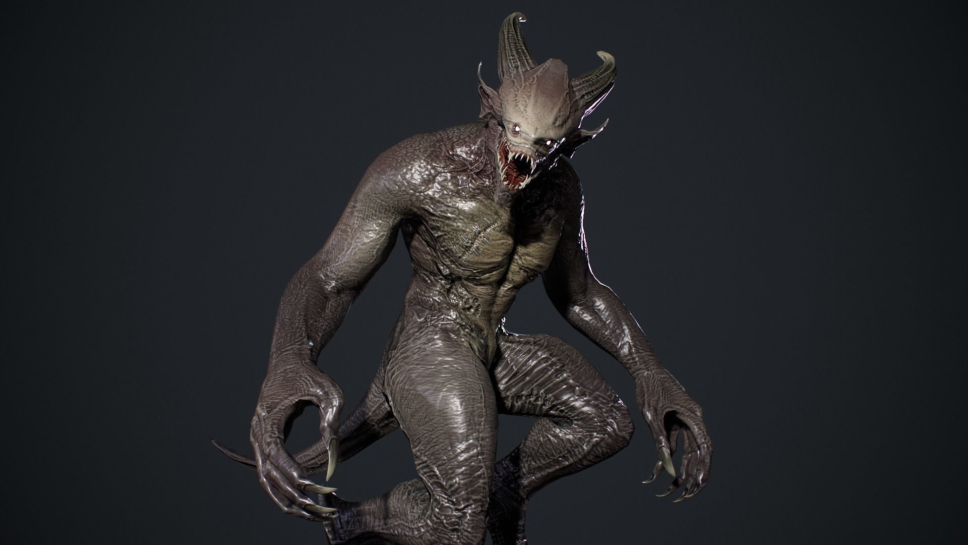 Demon Character 4 Low-poly 3D model_15