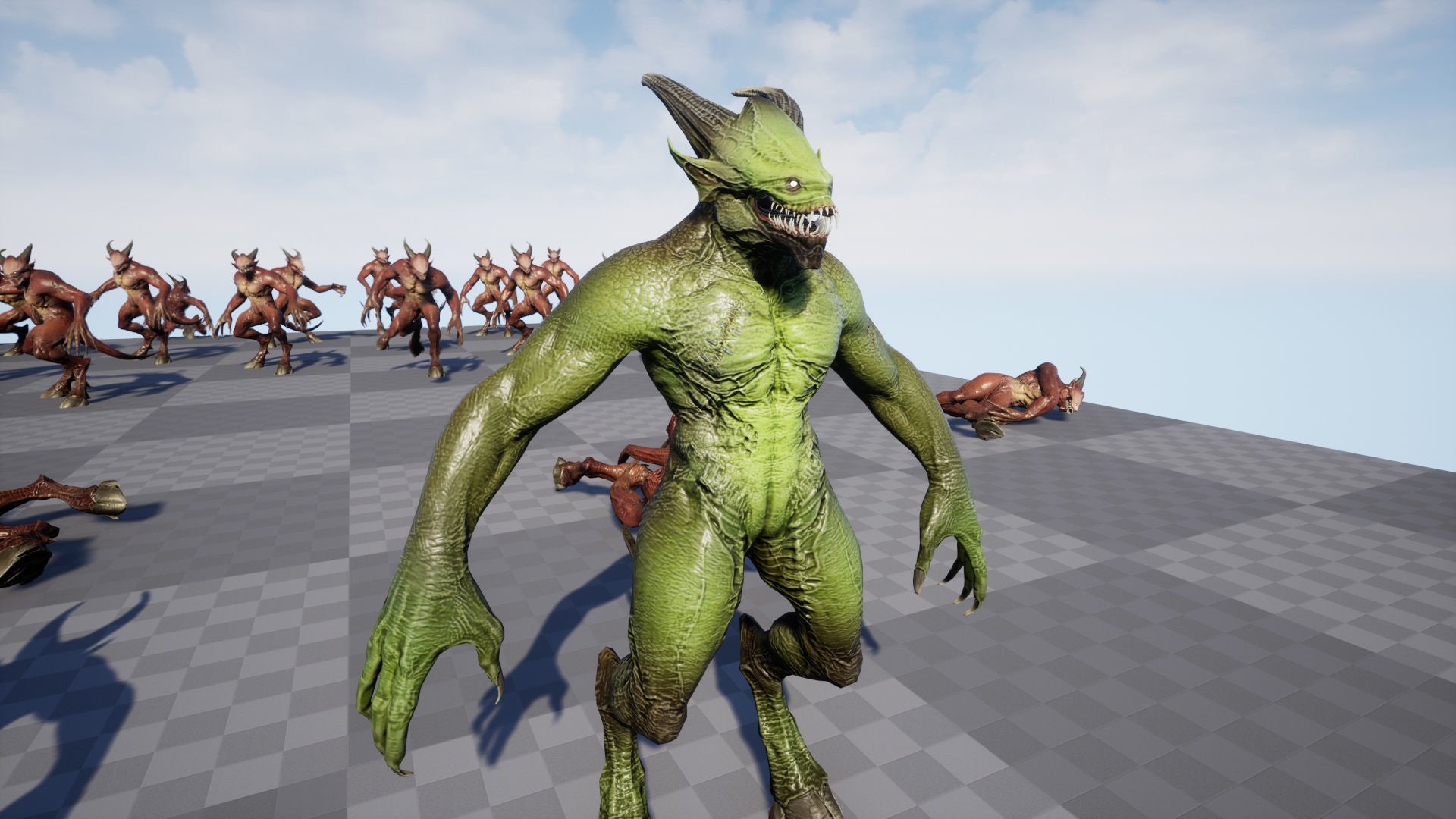 Demon Character 4 Low-poly 3D model_24