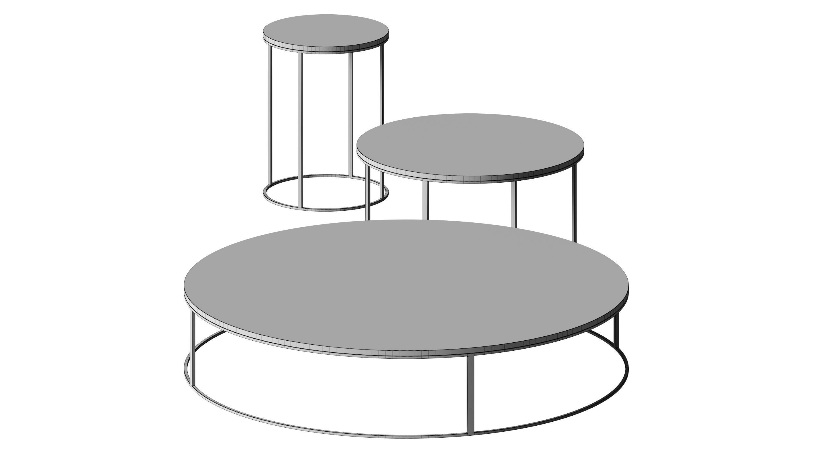 Frigerio - BARRY coffee tables 3D model_1