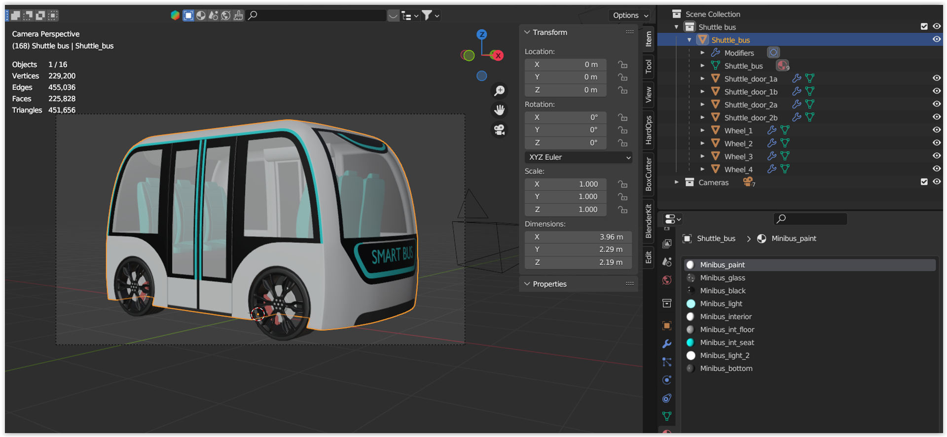 Autonomous city buses collection _8