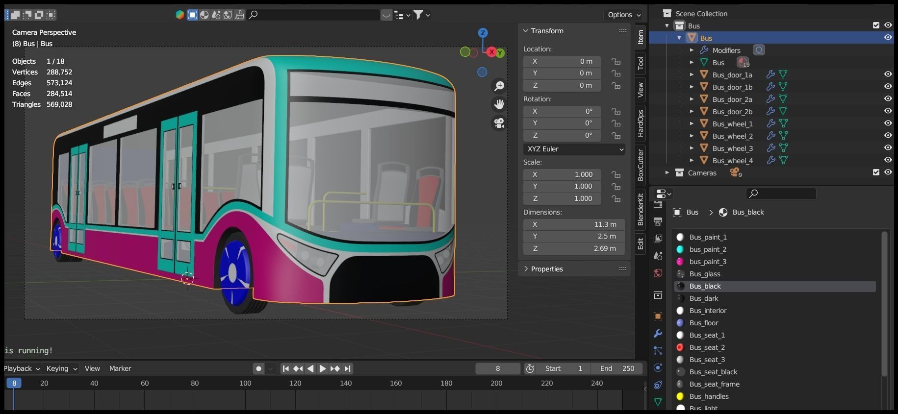 Autonomous city buses collection _19