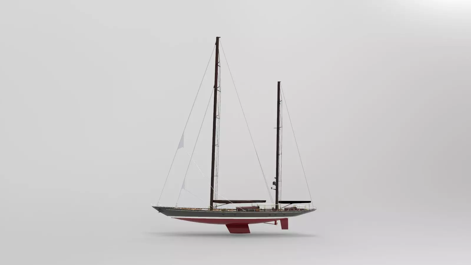 Vitters Sailling yacht 3D model