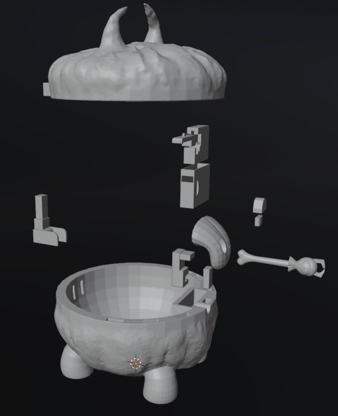 Dont starve - Chester with lock 3D print model 3D print model_3