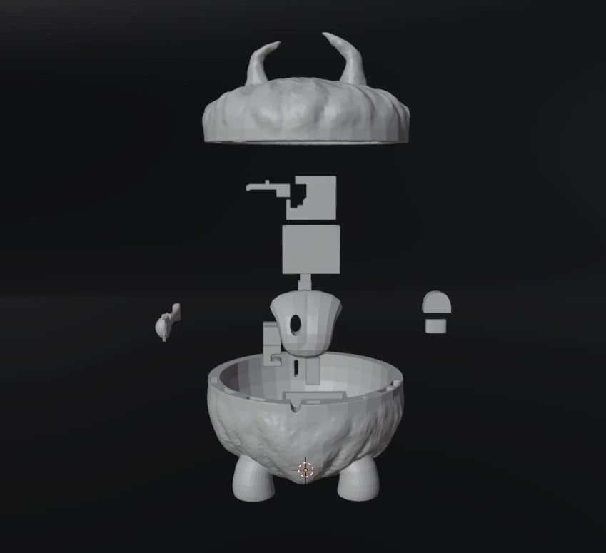 Dont starve - Chester with lock 3D print model 3D print model_4