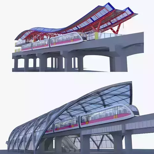 Monorail stations 2023 collection III 