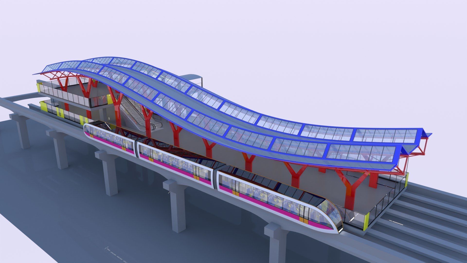 Monorail stations 2023 collection III _10