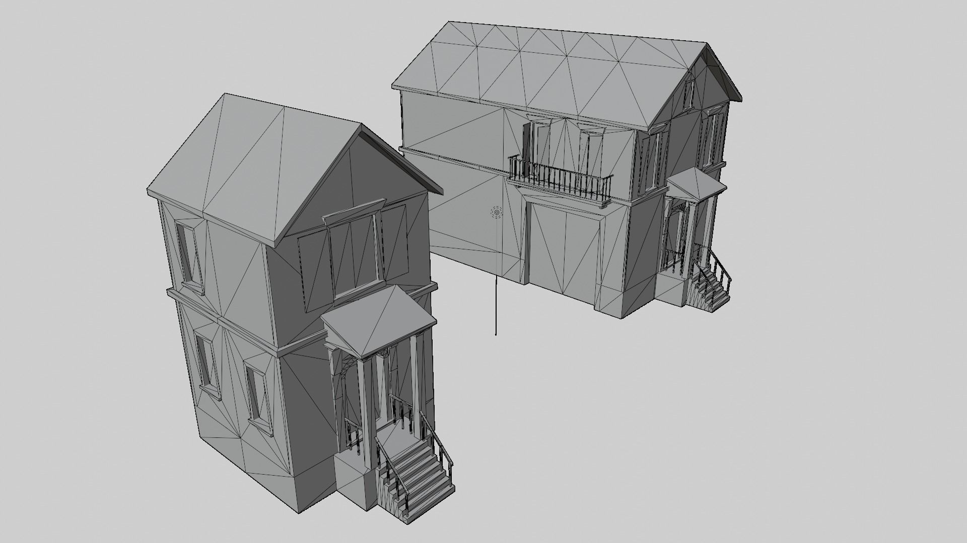 Residential house 03 Low-poly 3D model_23