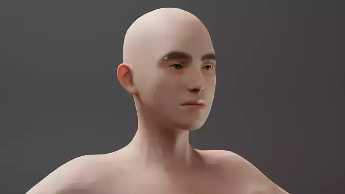 Realistic Male Teen - Jerry 3D model