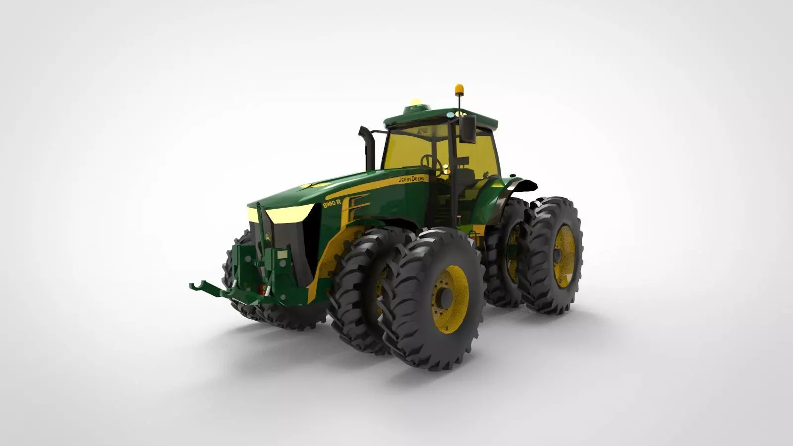 Farm Tractor john deere 3D model