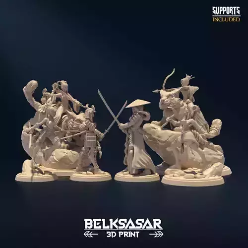 Oriental Battle Nude