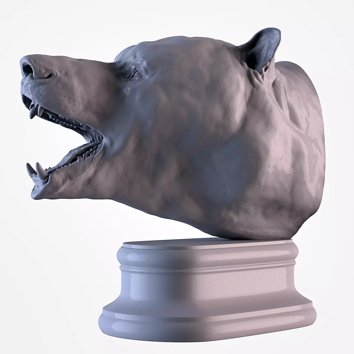 Bear Head 3D print model