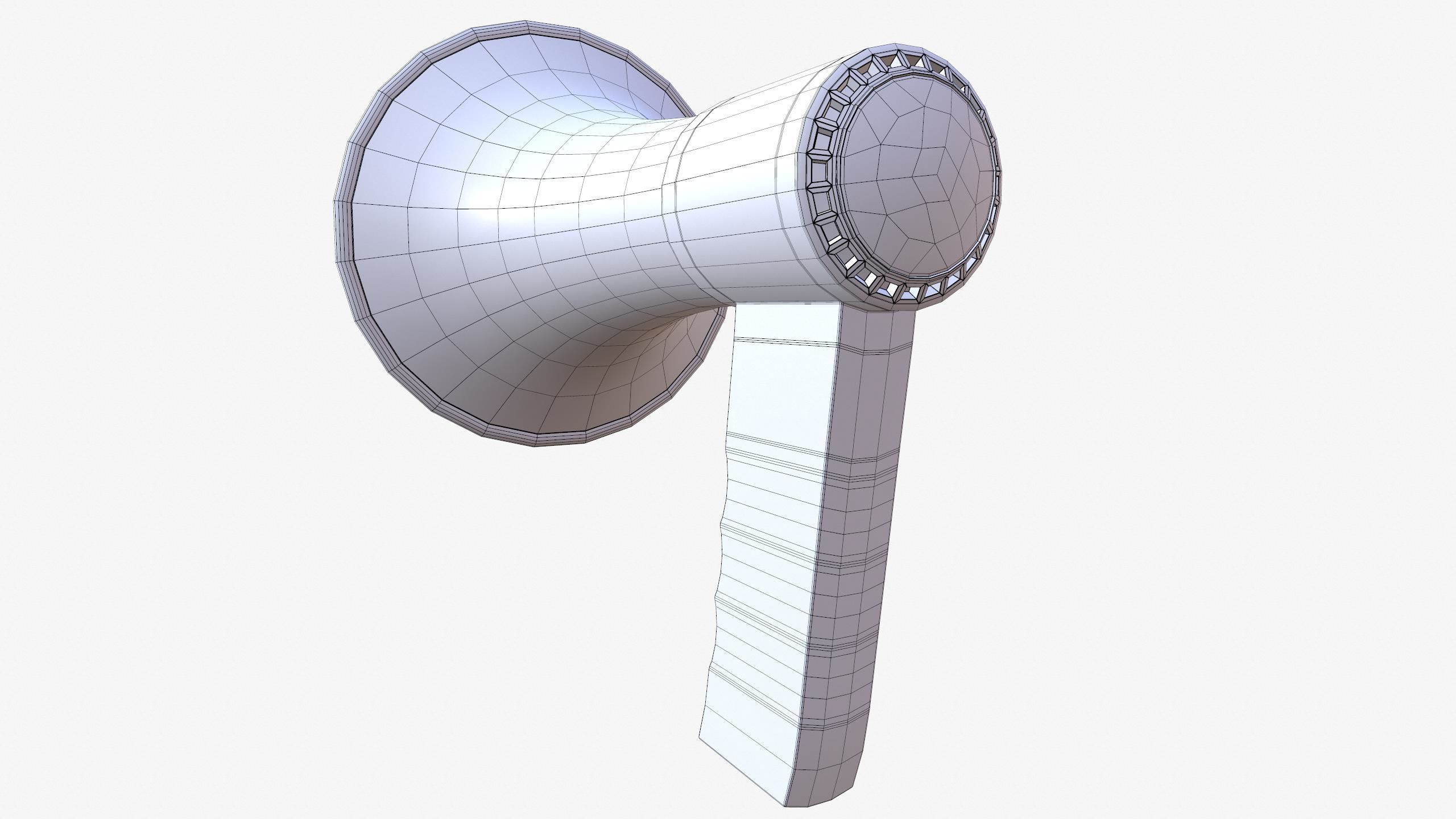 Electronic Megaphone 3D model_13