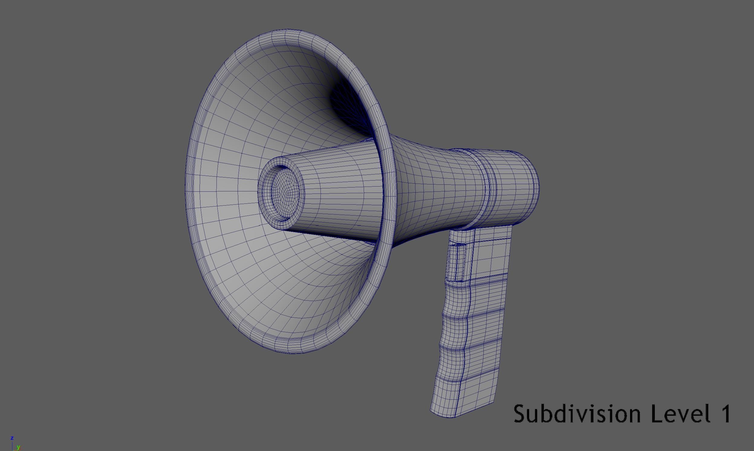 Electronic Megaphone 3D model_27