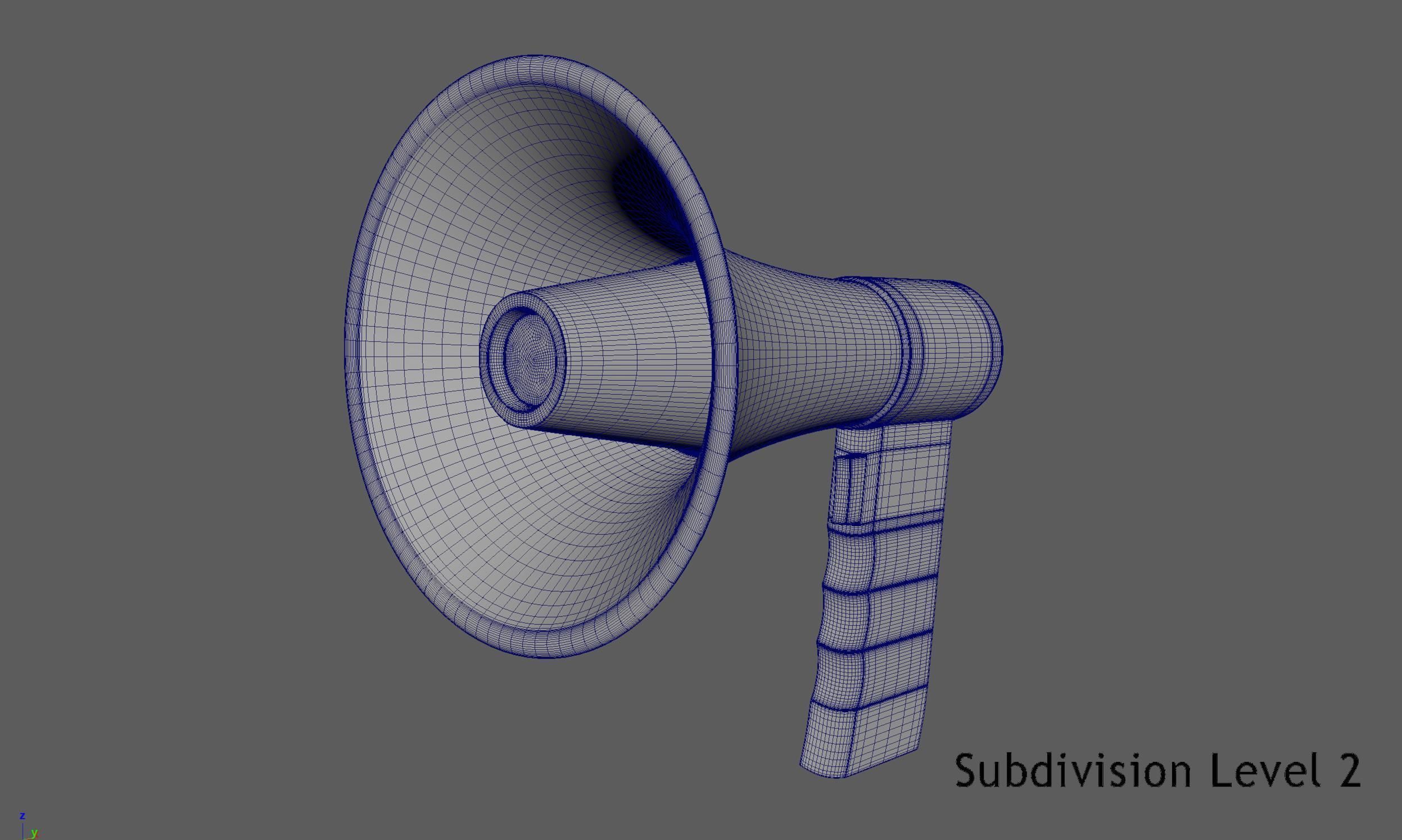 Electronic Megaphone 3D model_28