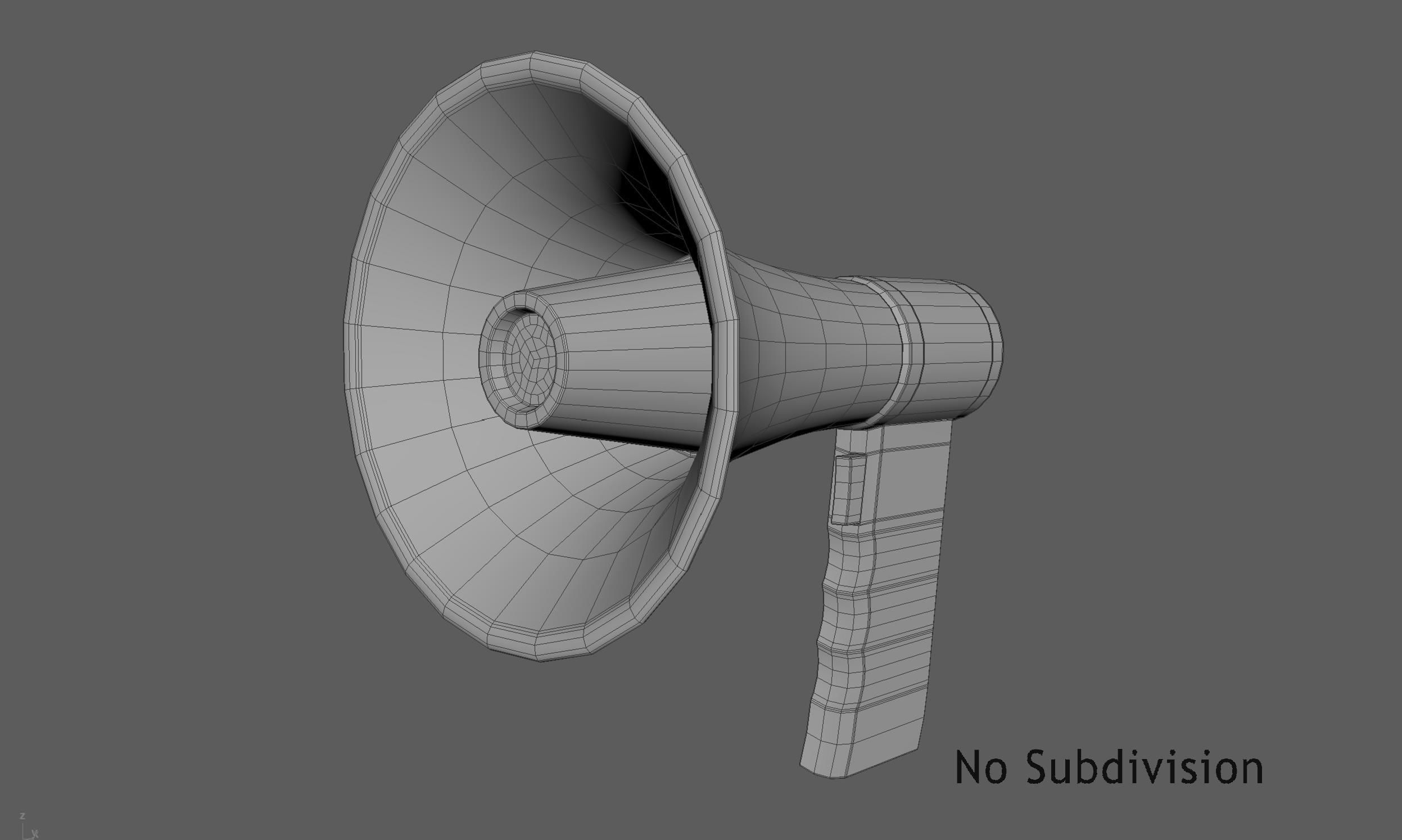 Electronic Megaphone 3D model_26