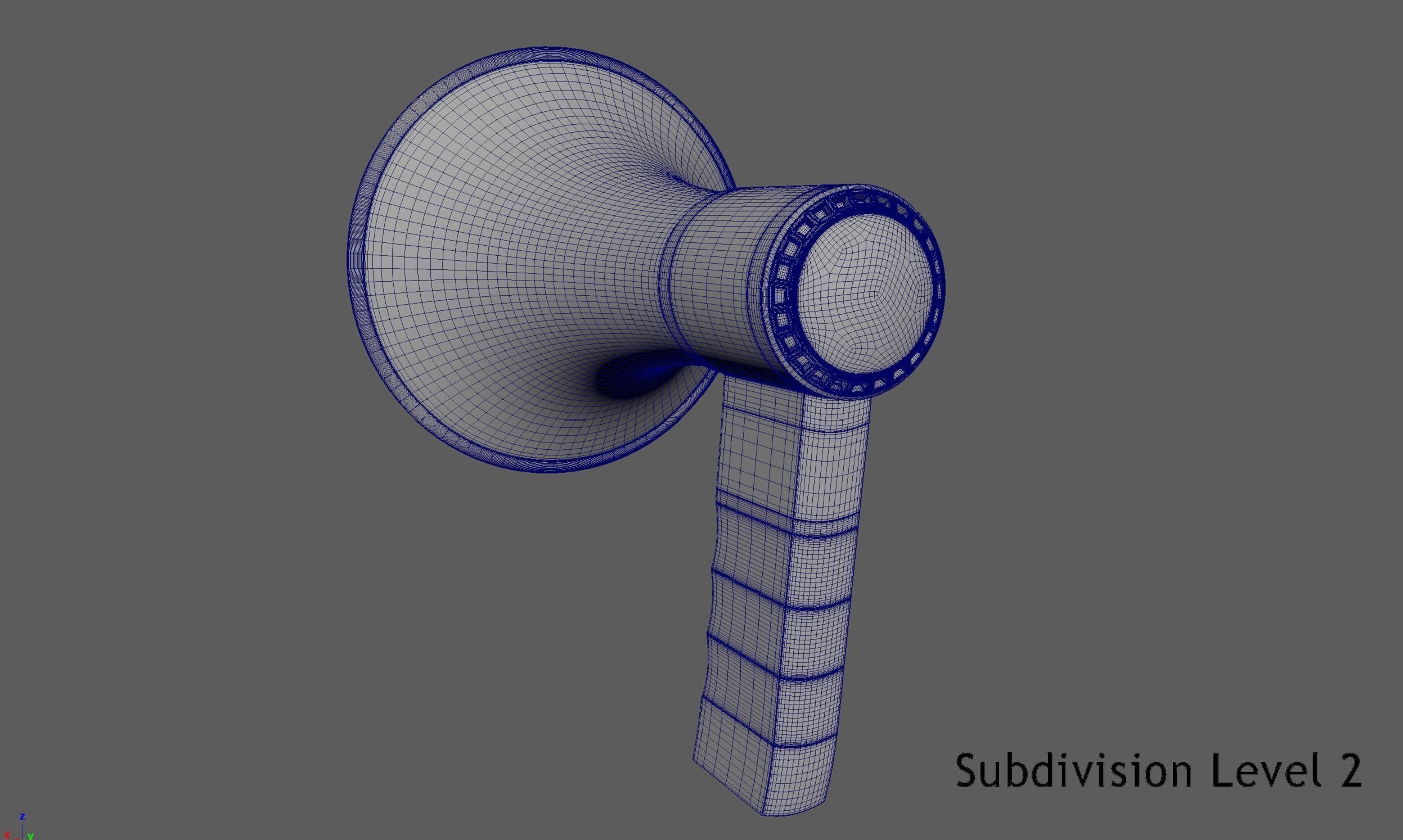 Electronic Megaphone 3D model_31