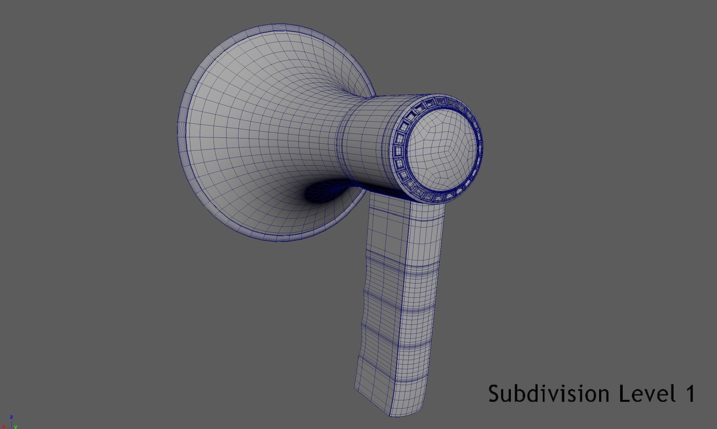 Electronic Megaphone 3D model_30