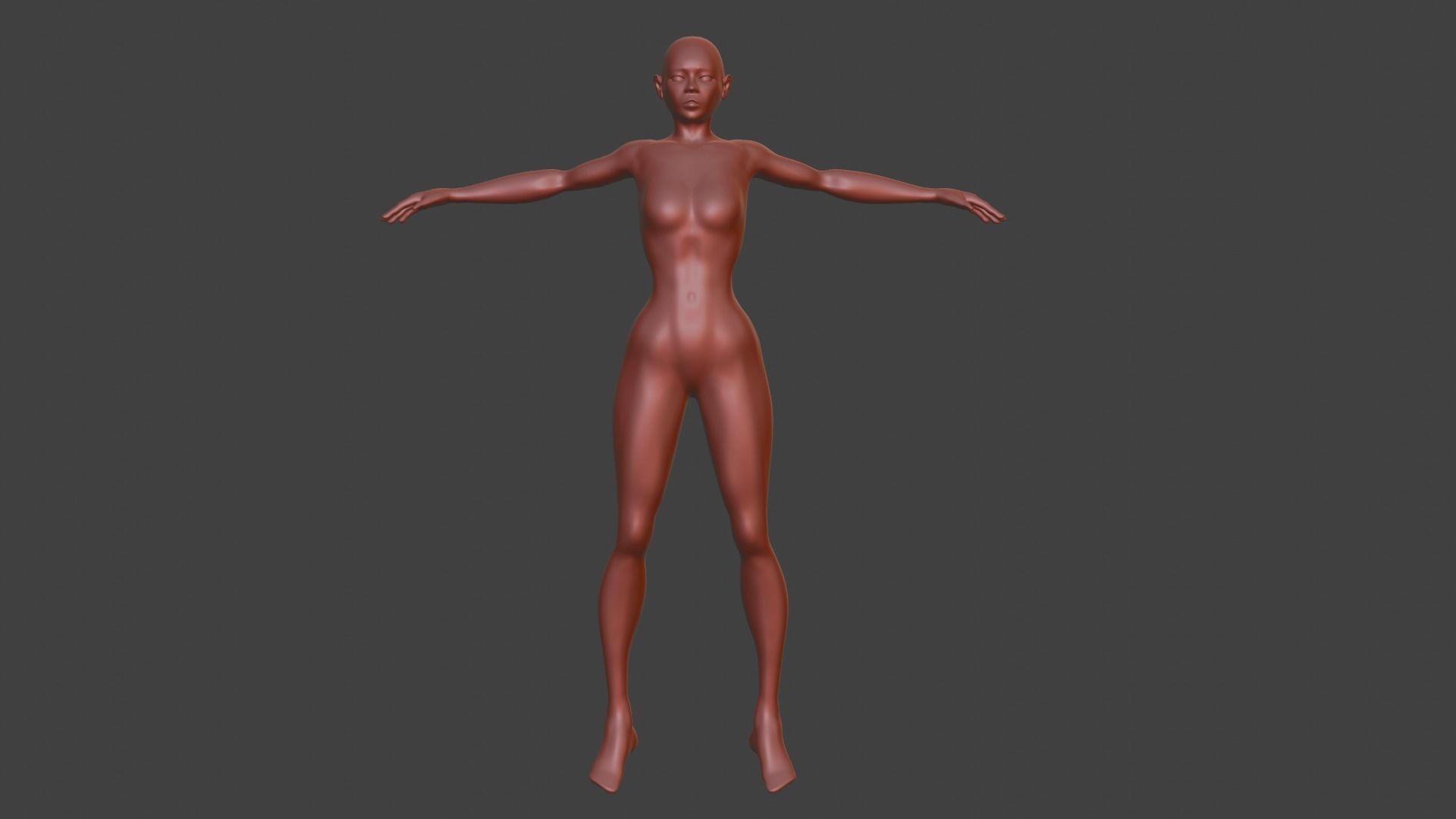 Stylized Female Character 3d model 3D model_3